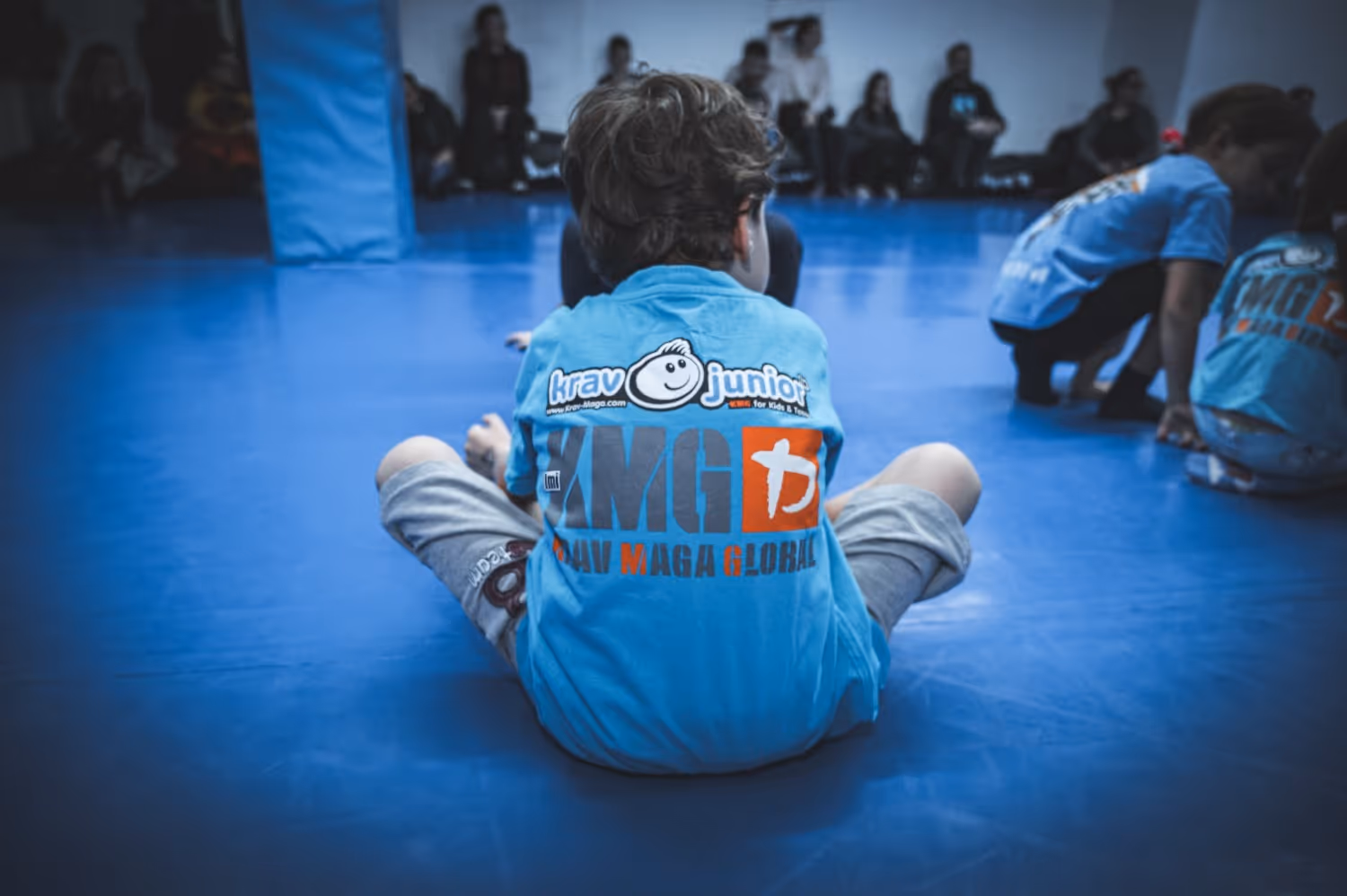 Polaganje krav mage za decu u klubu krav maga myrmidons (Krav Maga Global Srbija)