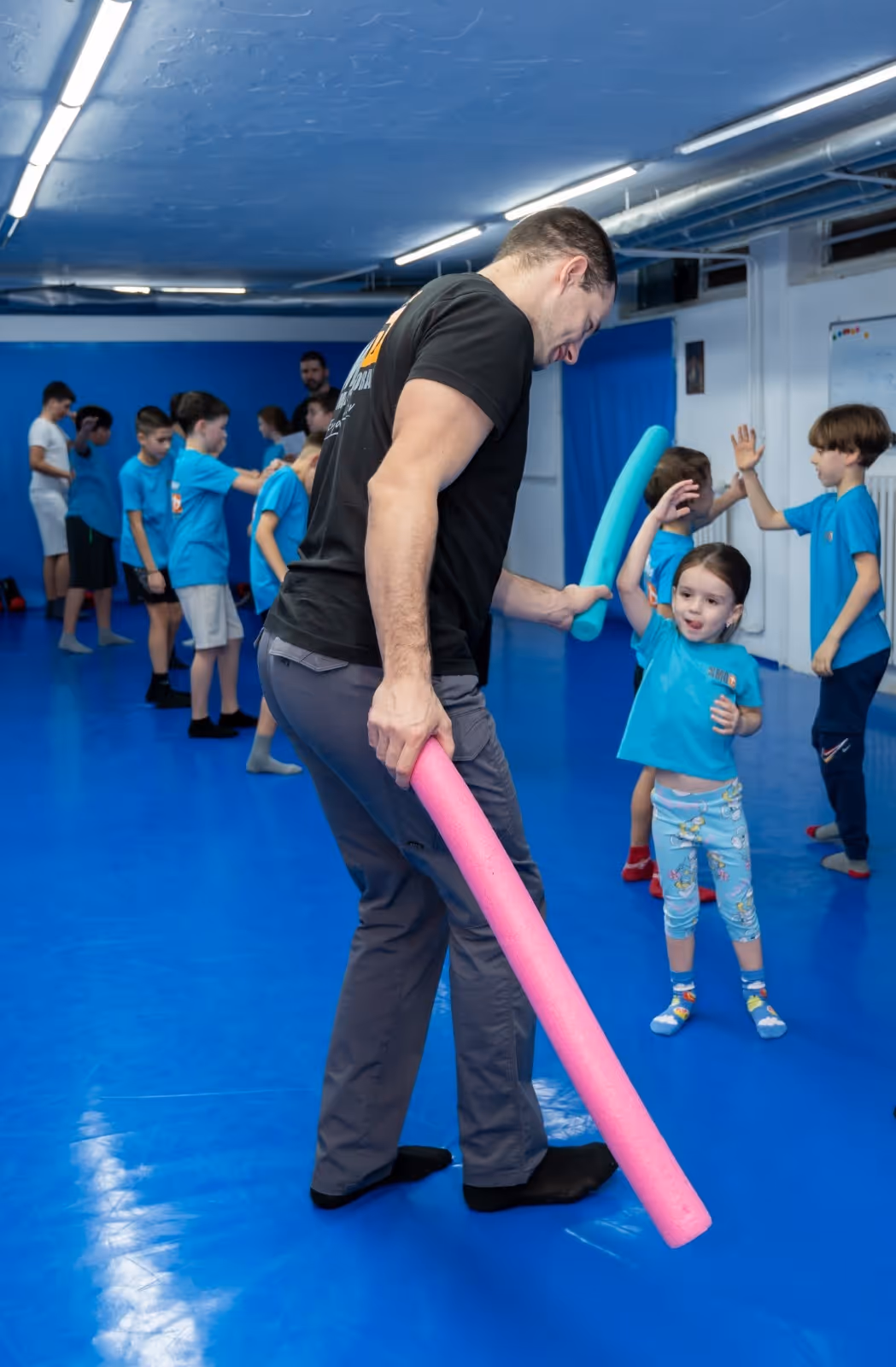 Polaganje krav mage za decu u klubu krav maga myrmidons (Krav Maga Global Srbija)