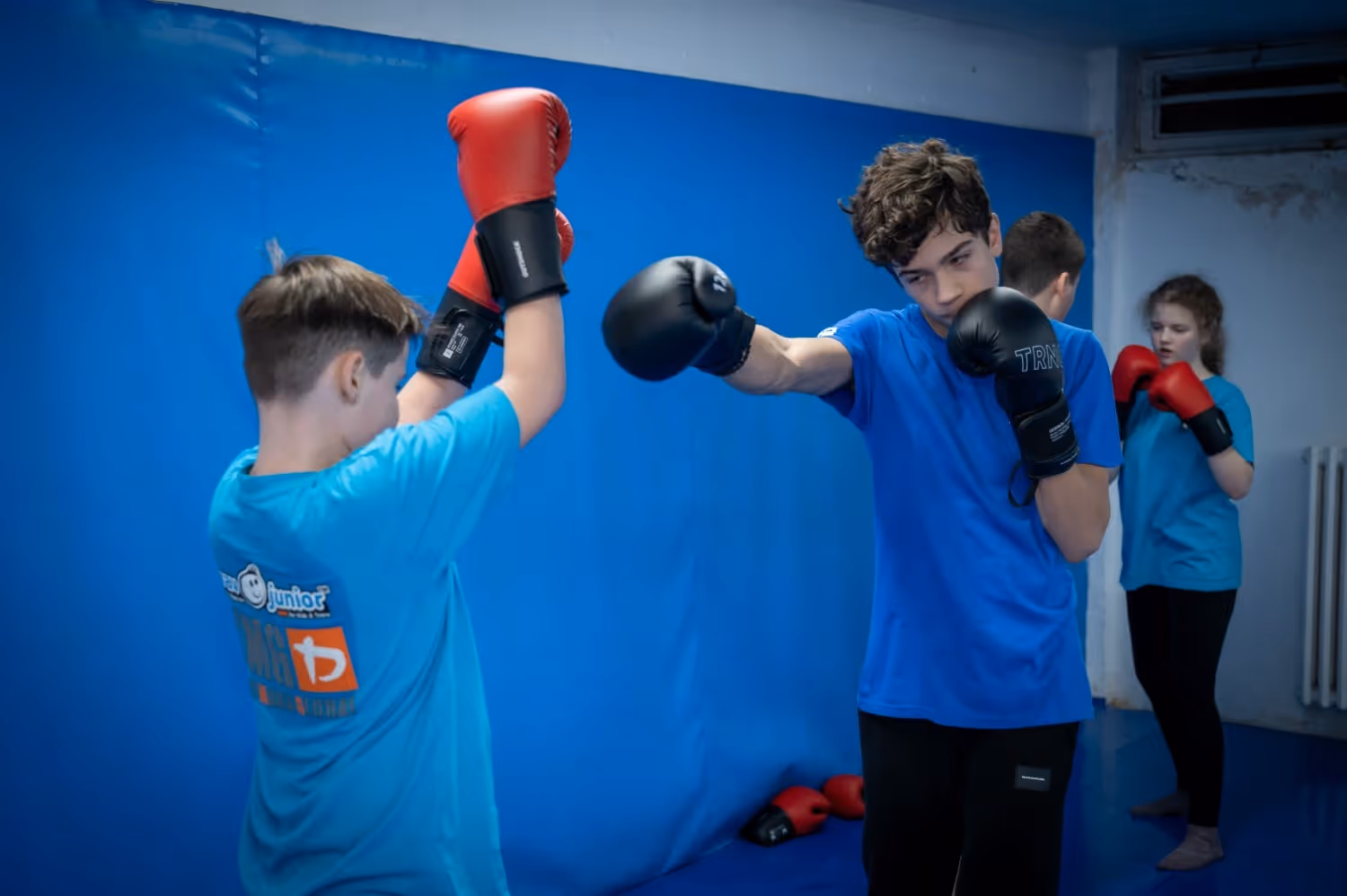 Polaganje krav mage za decu u klubu krav maga myrmidons (Krav Maga Global Srbija)
