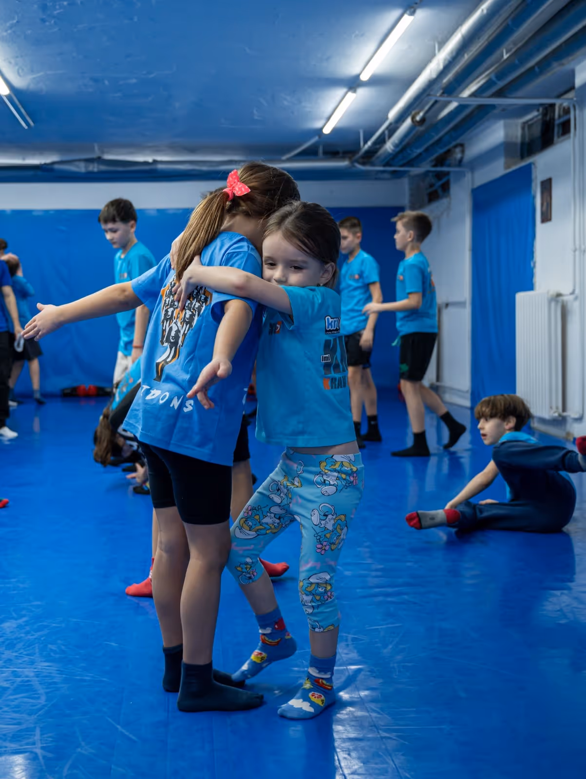Polaganje krav mage za decu u klubu krav maga myrmidons (Krav Maga Global Srbija)