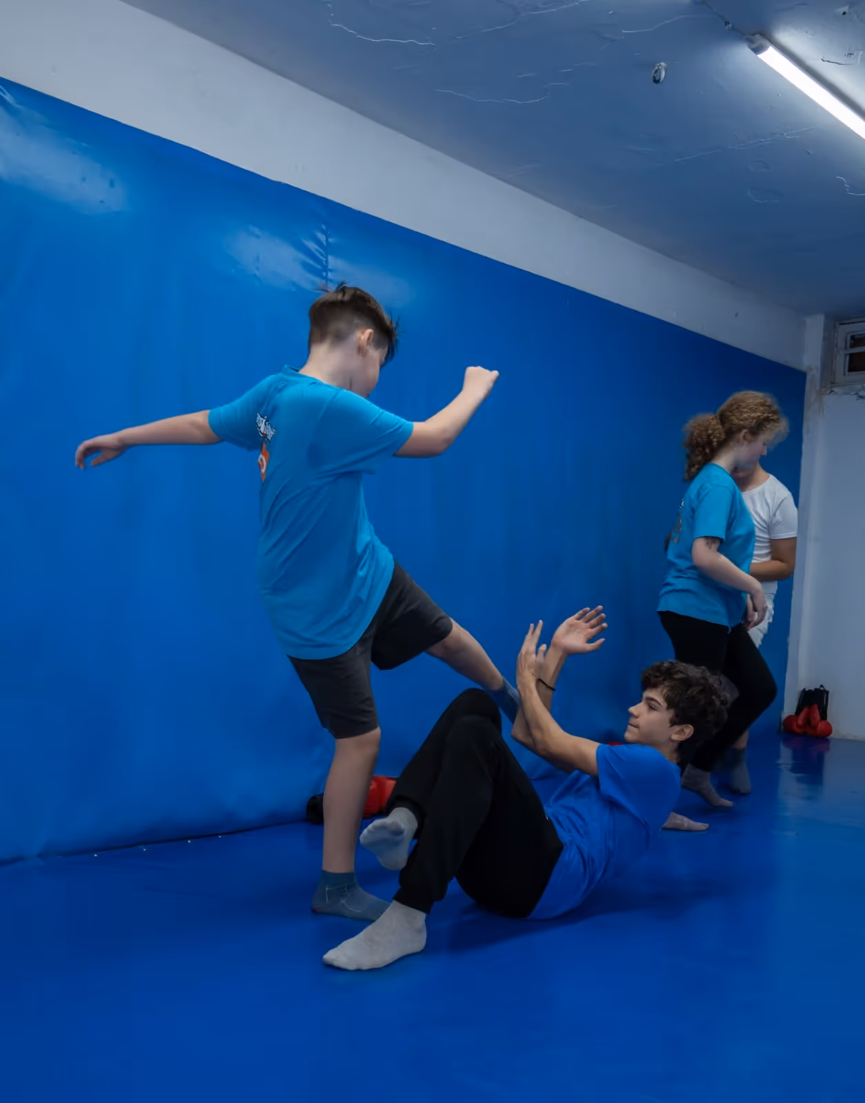 Polaganje krav mage za decu u klubu krav maga myrmidons (Krav Maga Global Srbija)