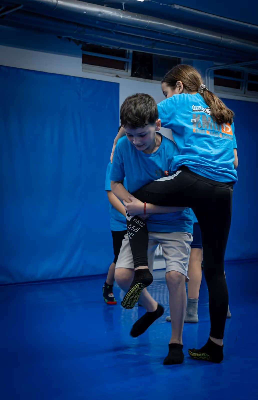 Polaganje krav mage za decu u klubu krav maga myrmidons (Krav Maga Global Srbija)