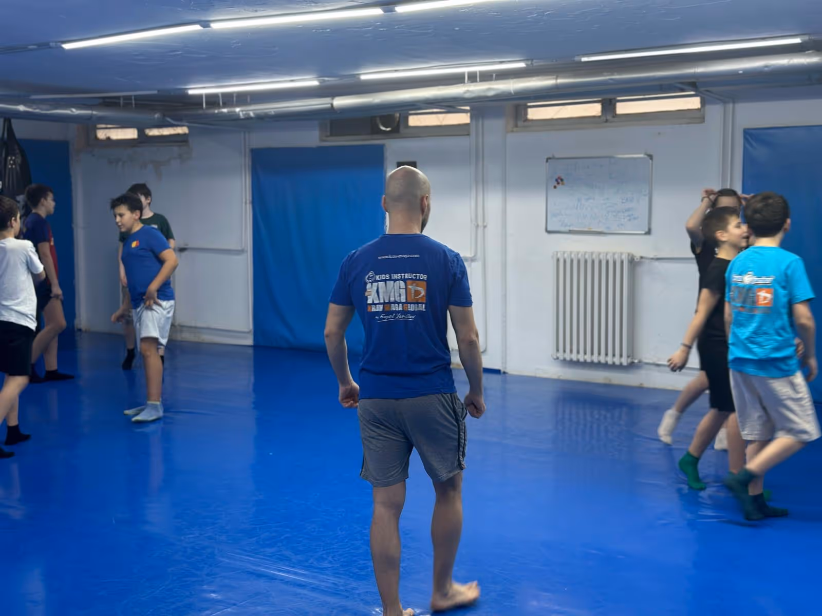 Junior grupa trening Krav Maga Myrmidons, trener Nenad Ćuković