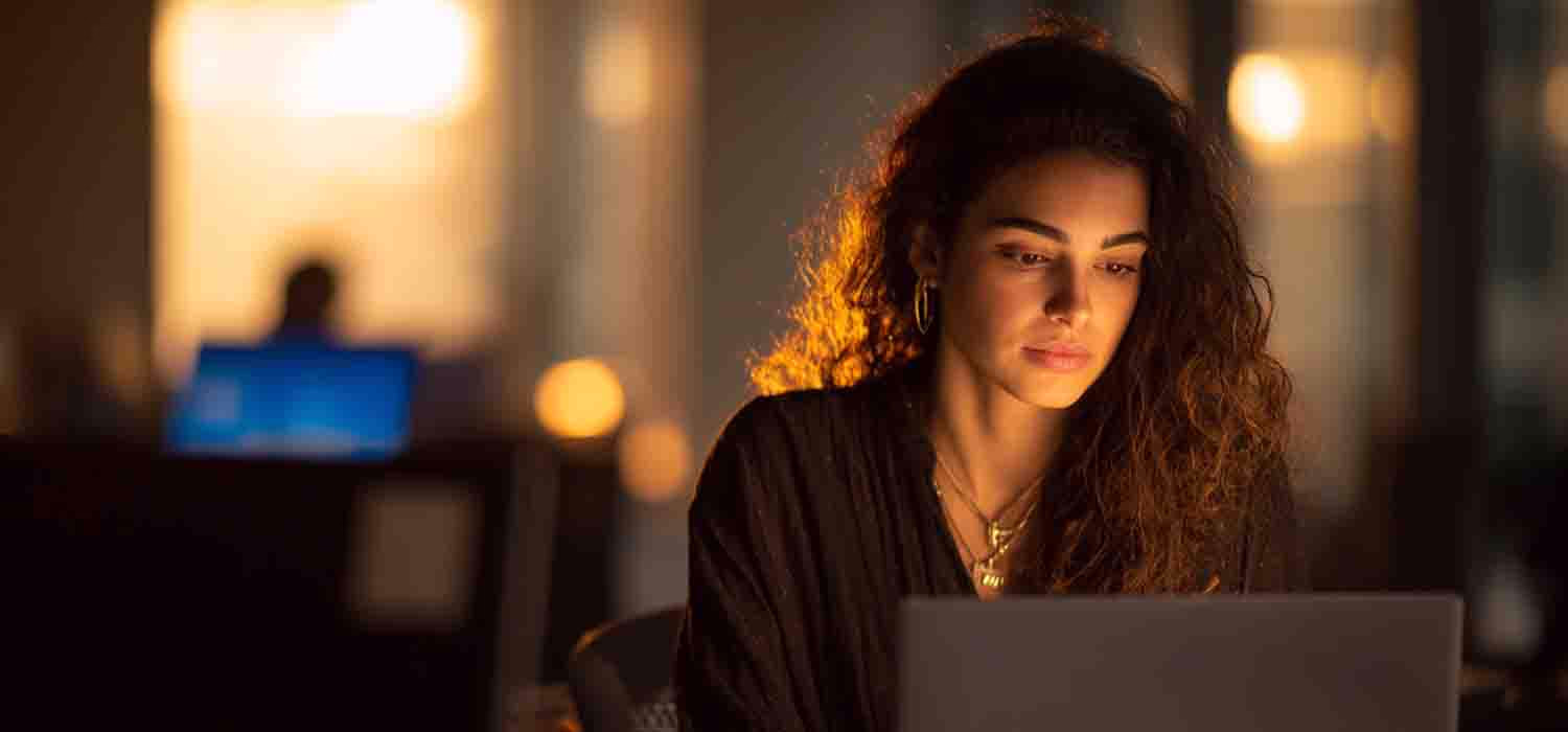 IT specialist working on automated process