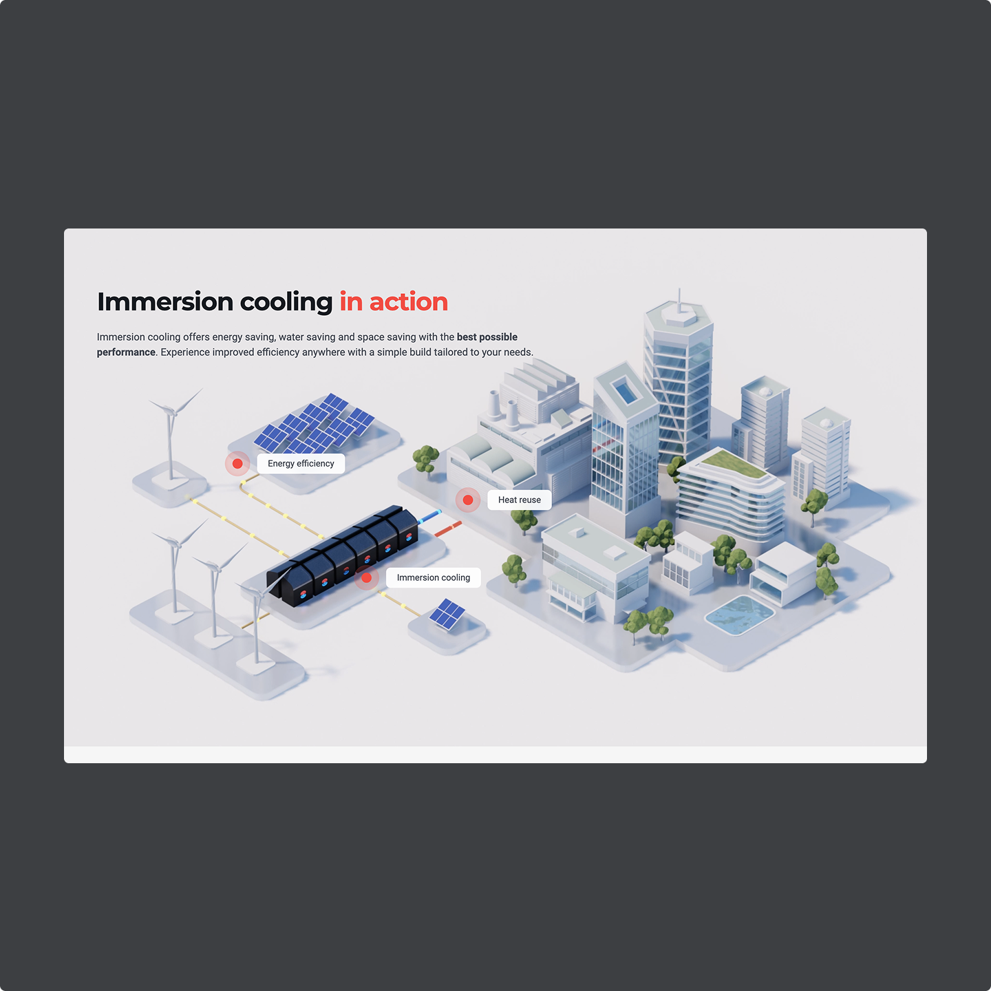 Web design with interactive graphics
