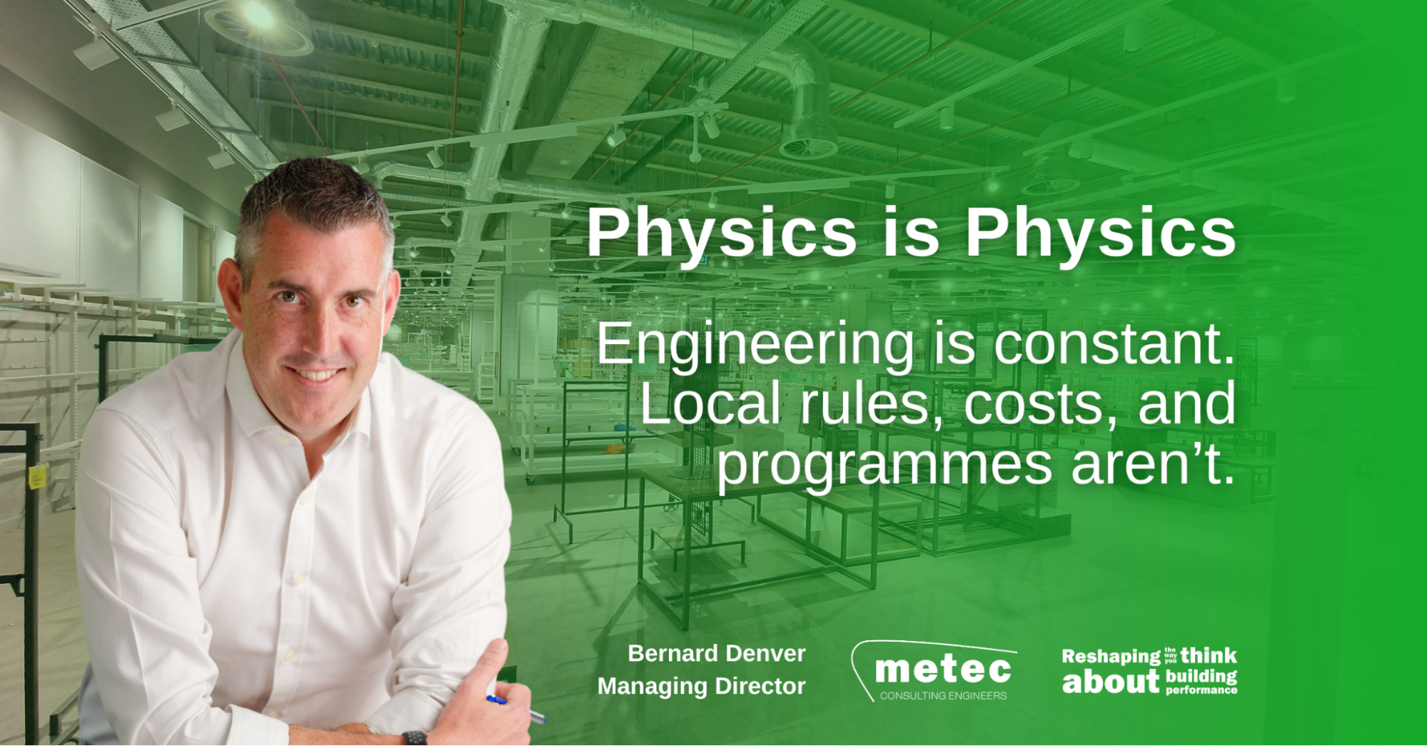 “Physics is physics”: delivering consistency across borders