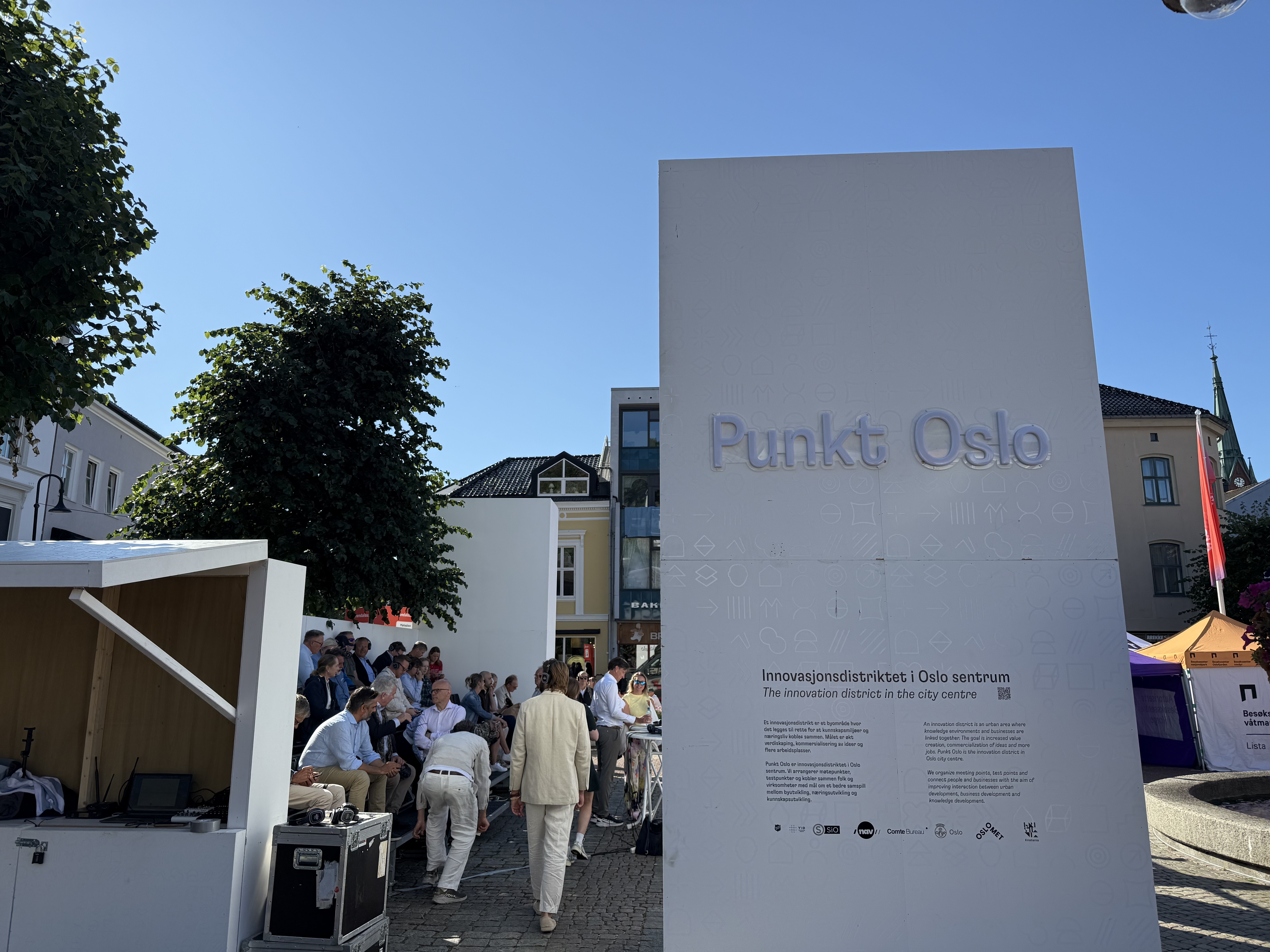 Over 800 besøkte paviljongen Møtepunktet - Punkt Oslo under Arendalsuka 2026