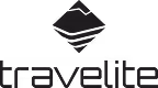 Travelite brand logo with a stylized geometric cube above the brand name.