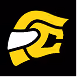 Yellow clenched fist icon on a black background.
