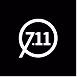 White stylized letter X with the number 11 inside a circle on a black background.