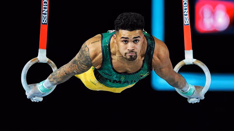 Reiss Beckford gymnastics cover photo