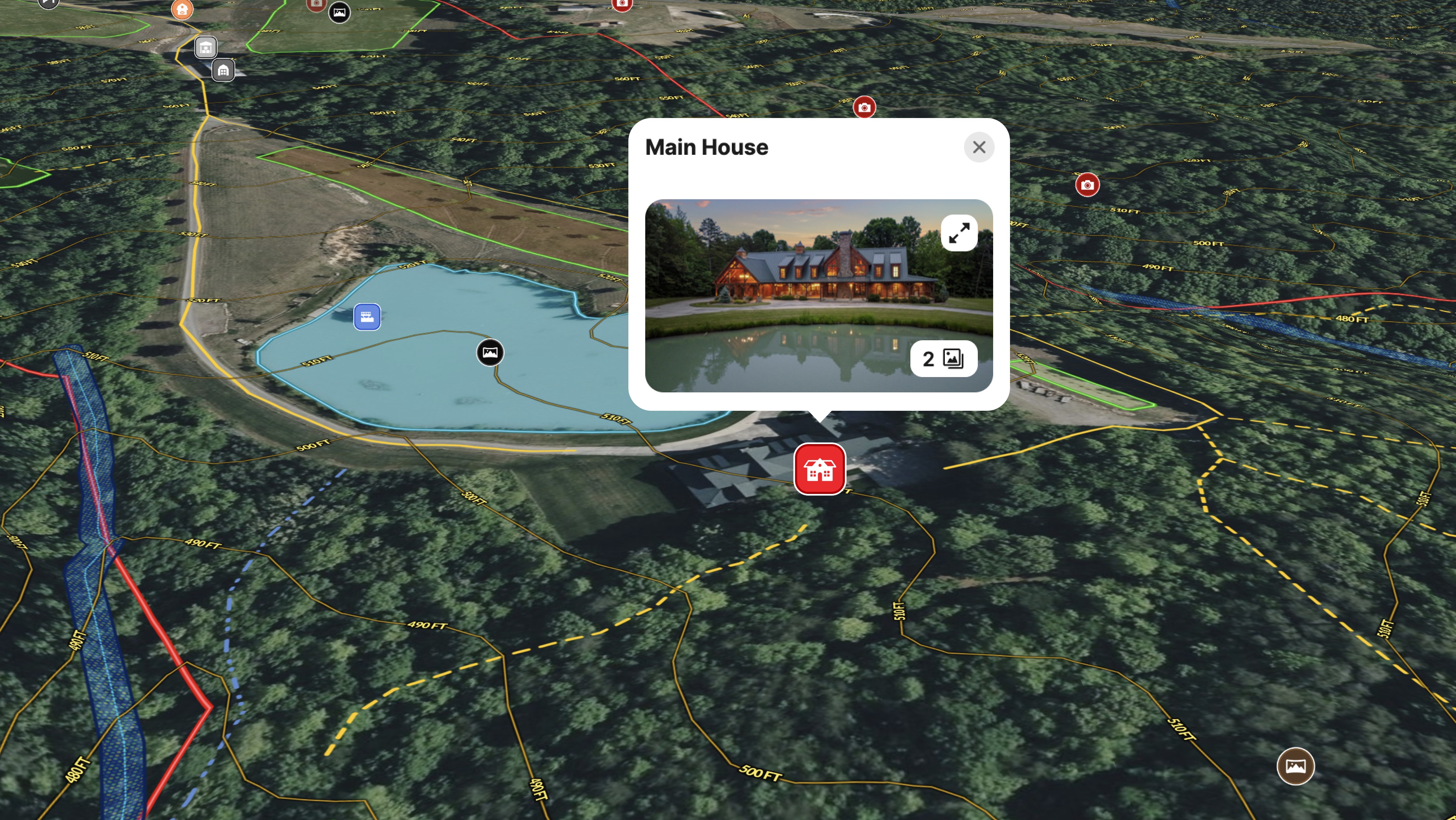 Listing Map for Line Creek Farm