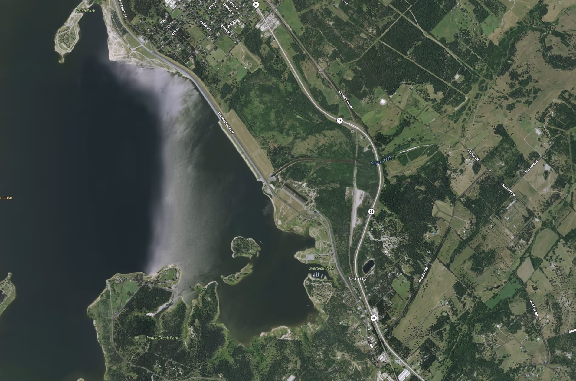 Map impage of a bay.