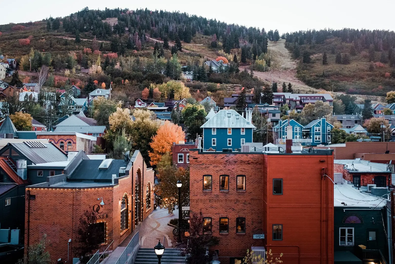A hill full of houses