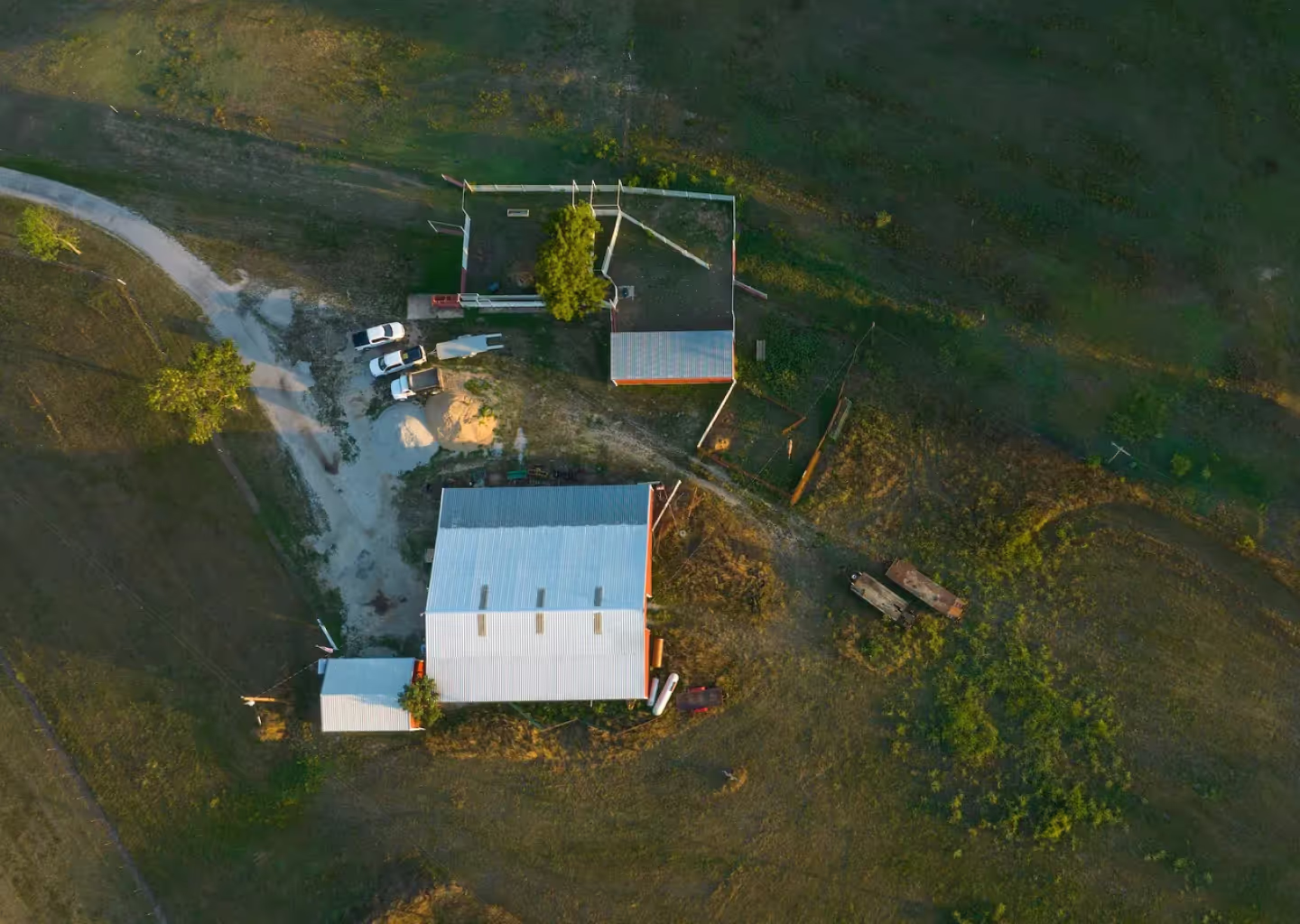 Wallace Ranch Aerial View Whitetail Properties