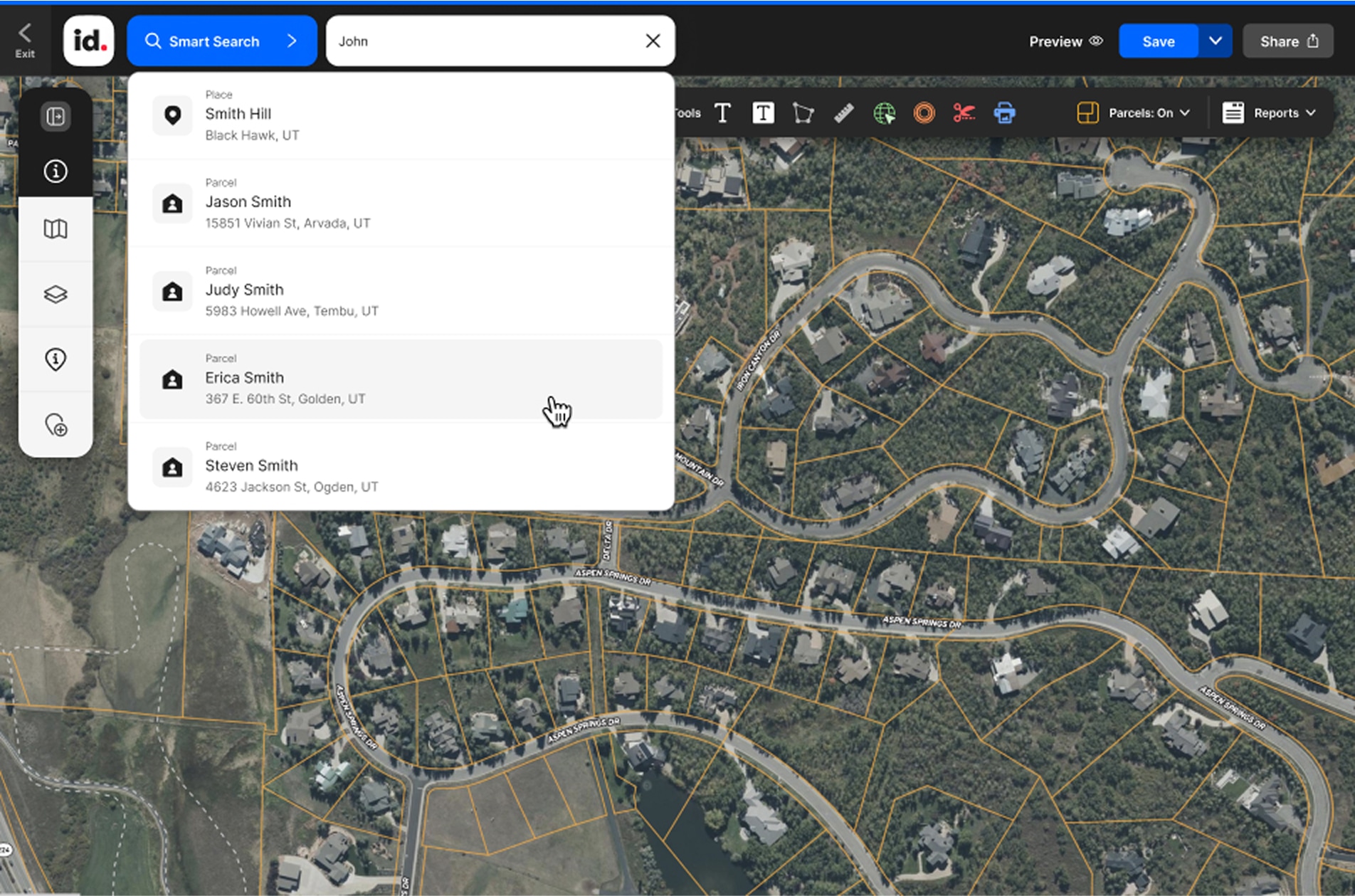 Overlook of a map portraying latitude and longitude
