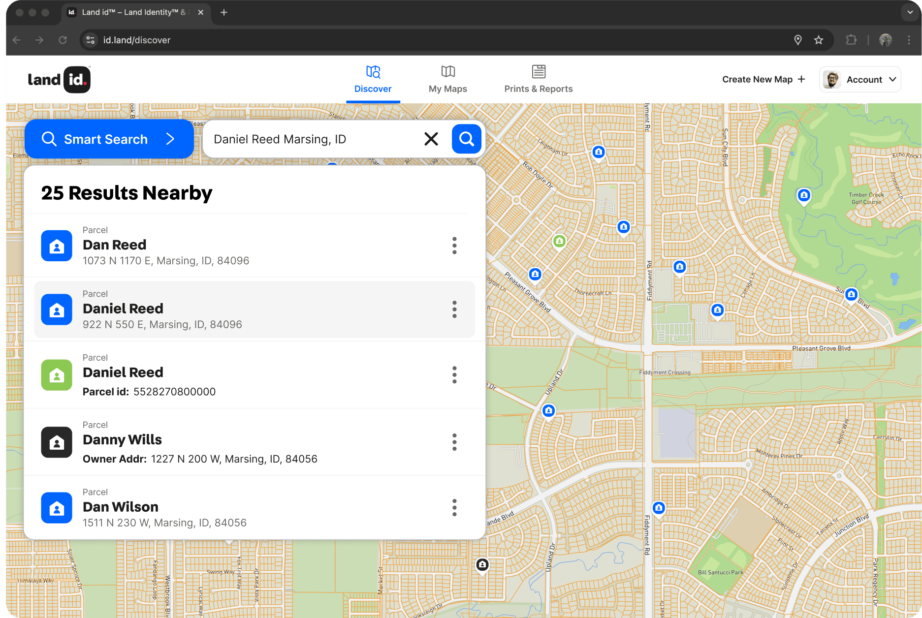 Overlook of a map portraying latitude and longitude