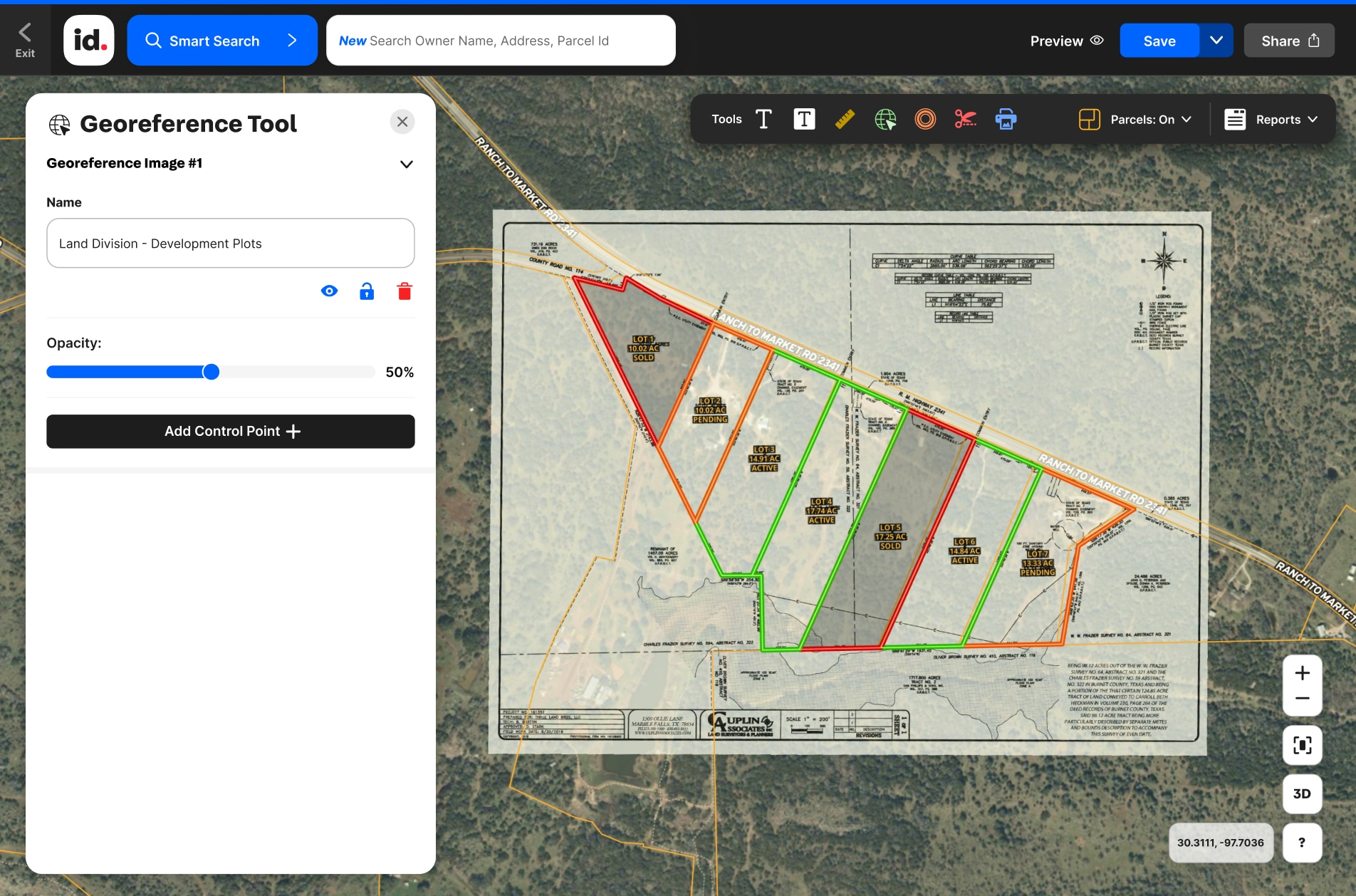 Map impage of a bay.