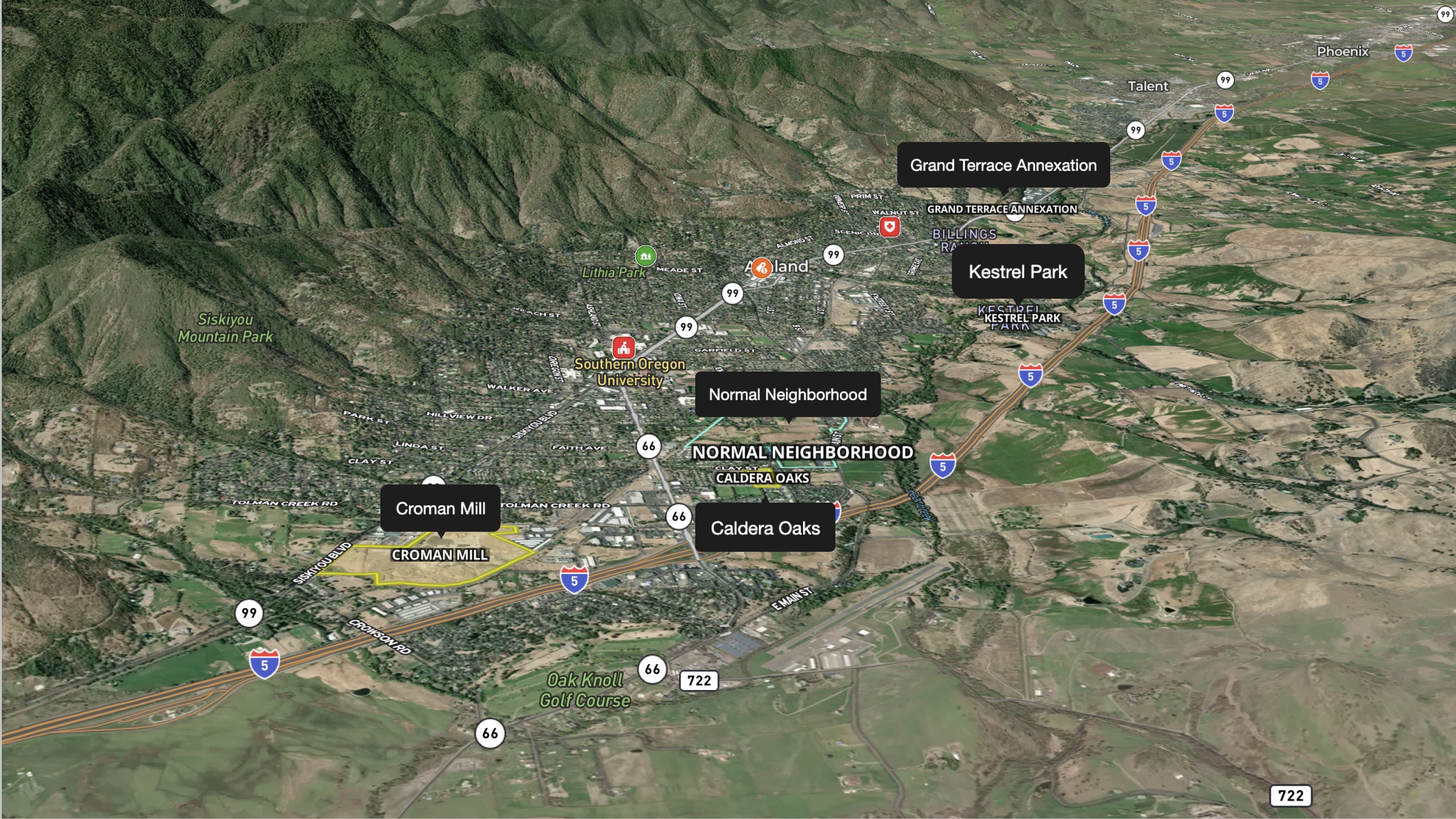 Active Developments in Ashland, OR
