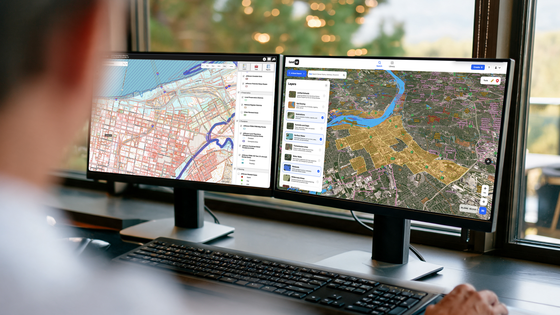 Land id vs. County GIS records