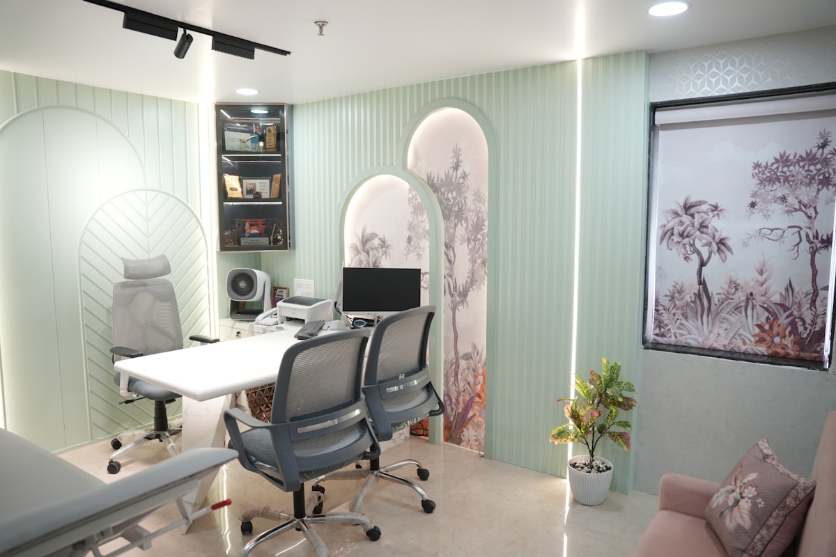 Bureau moderne calme