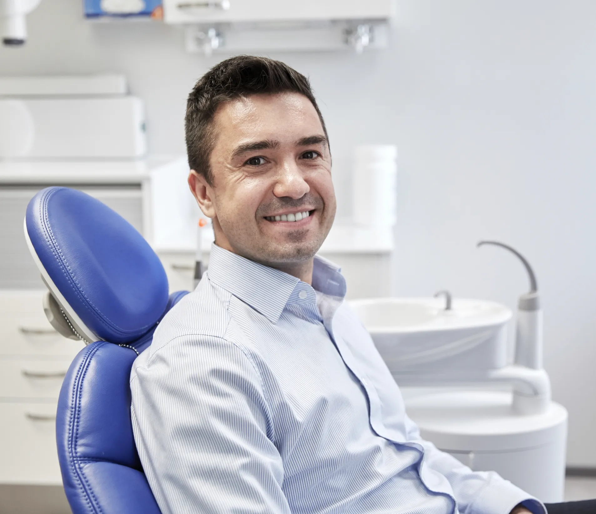 Happy patient.