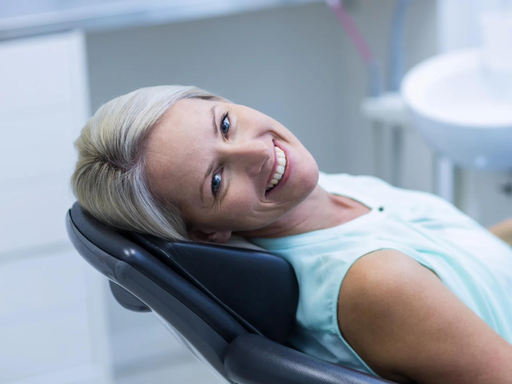 Happy patient.