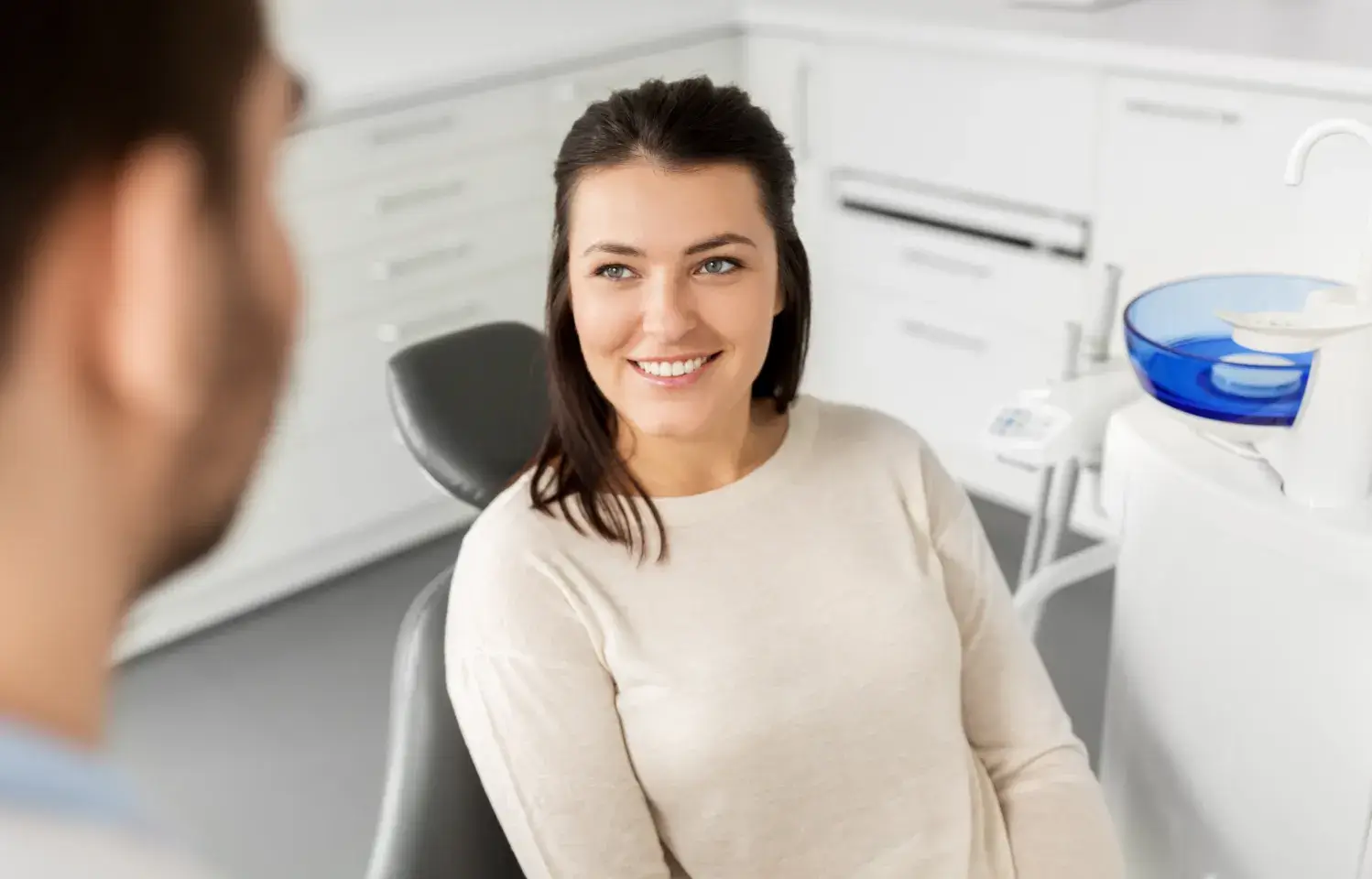 Happy patient.