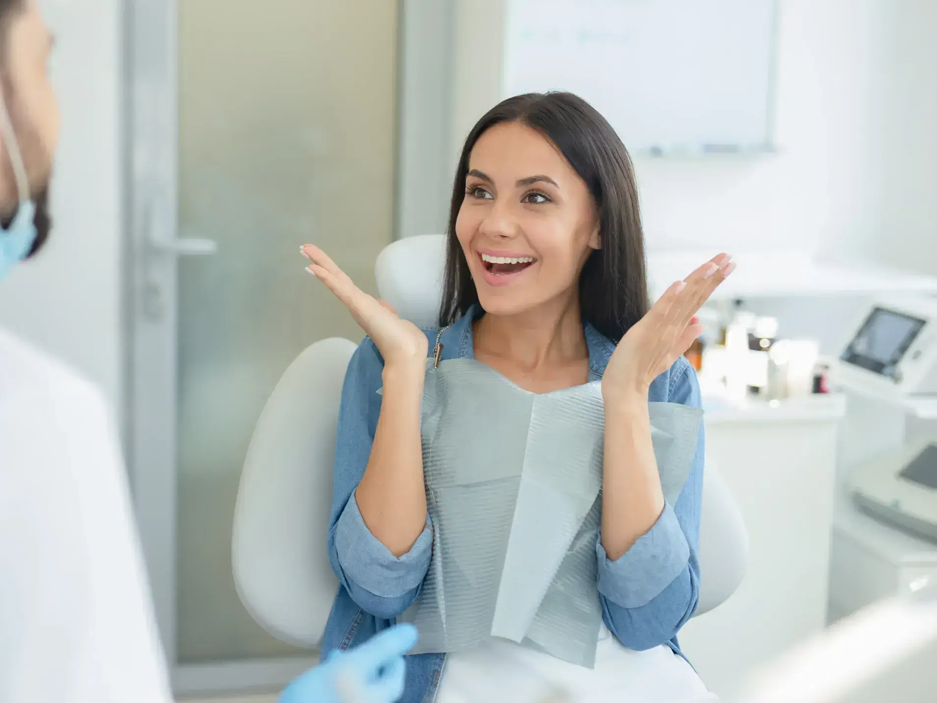 Happy patient