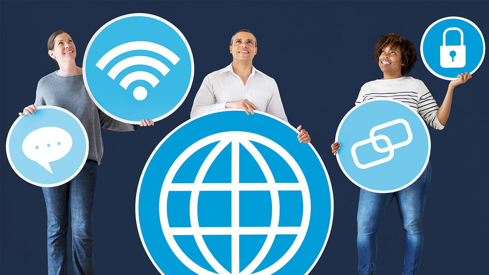 Internet temporaire déployé pour un événement professionnel en intérieur