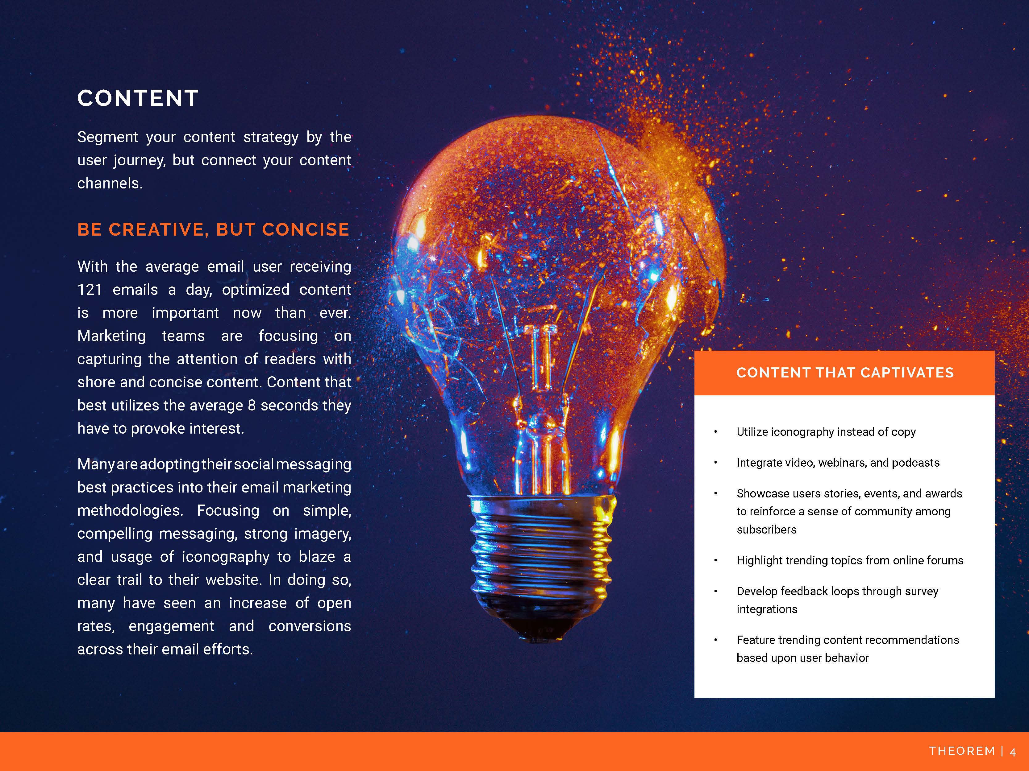 The ebook's content section, illustrated with a lightbulb image and a pull-out box of tips.