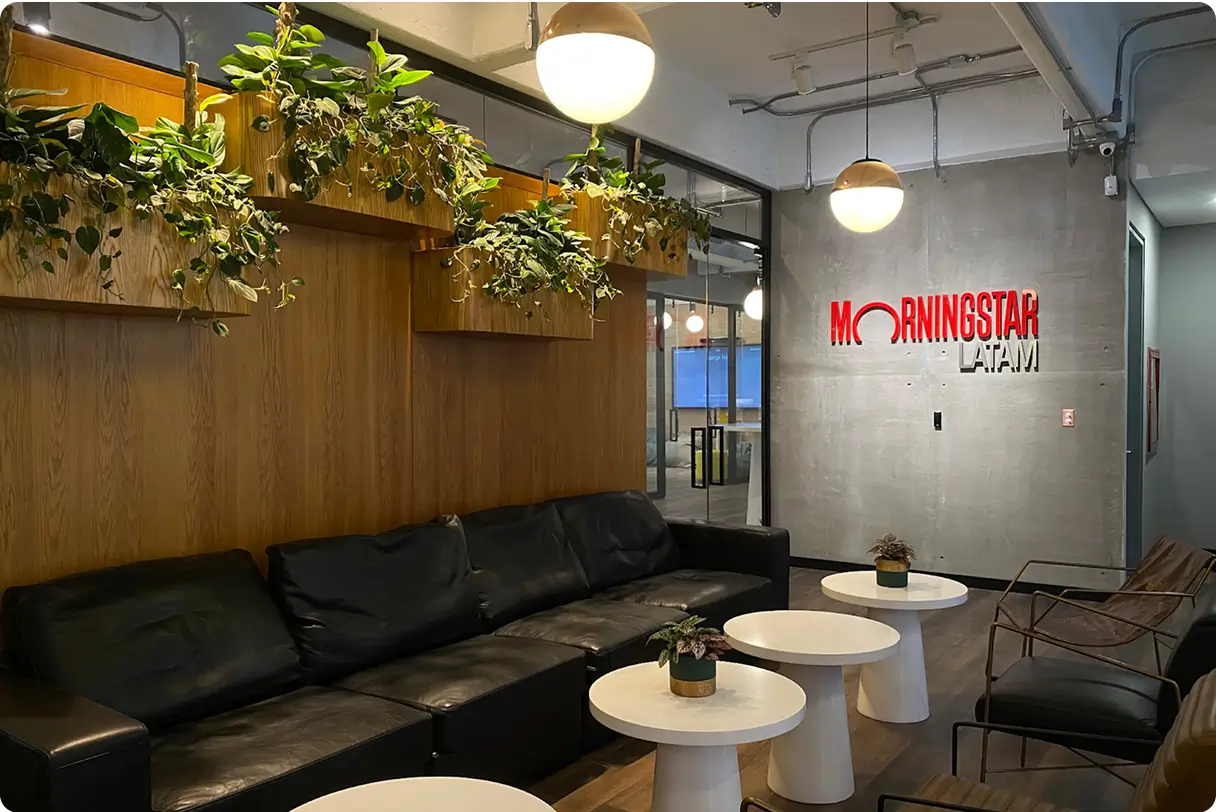 Morningstar; a beautiful, modern office for Morningstar as their center of excellence