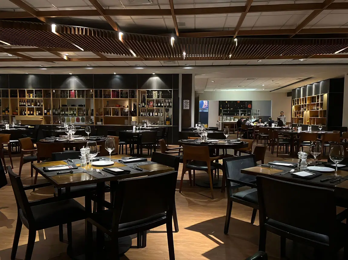 A beautiful dining area within the venue in Sao Paulo, Brazil.