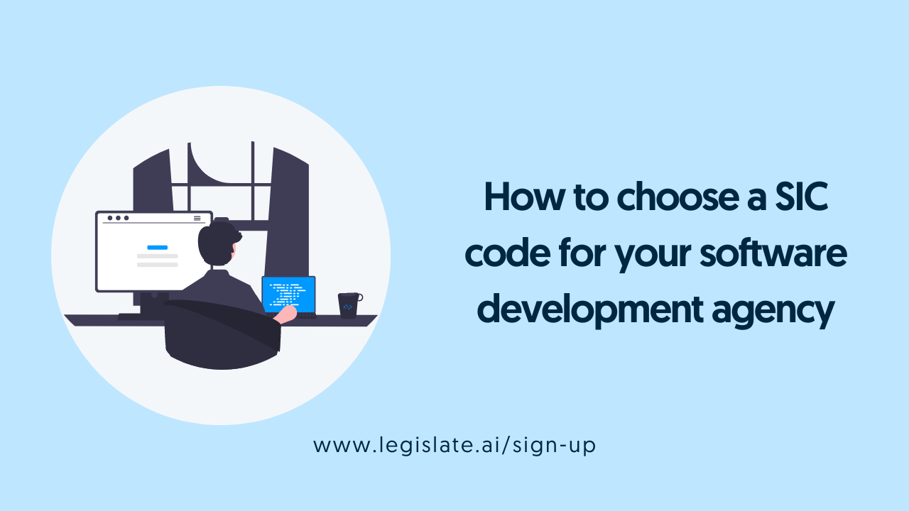 How to choose a SIC code for your software agency
