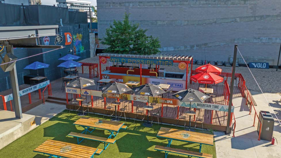 Patio Space for private events in Denver