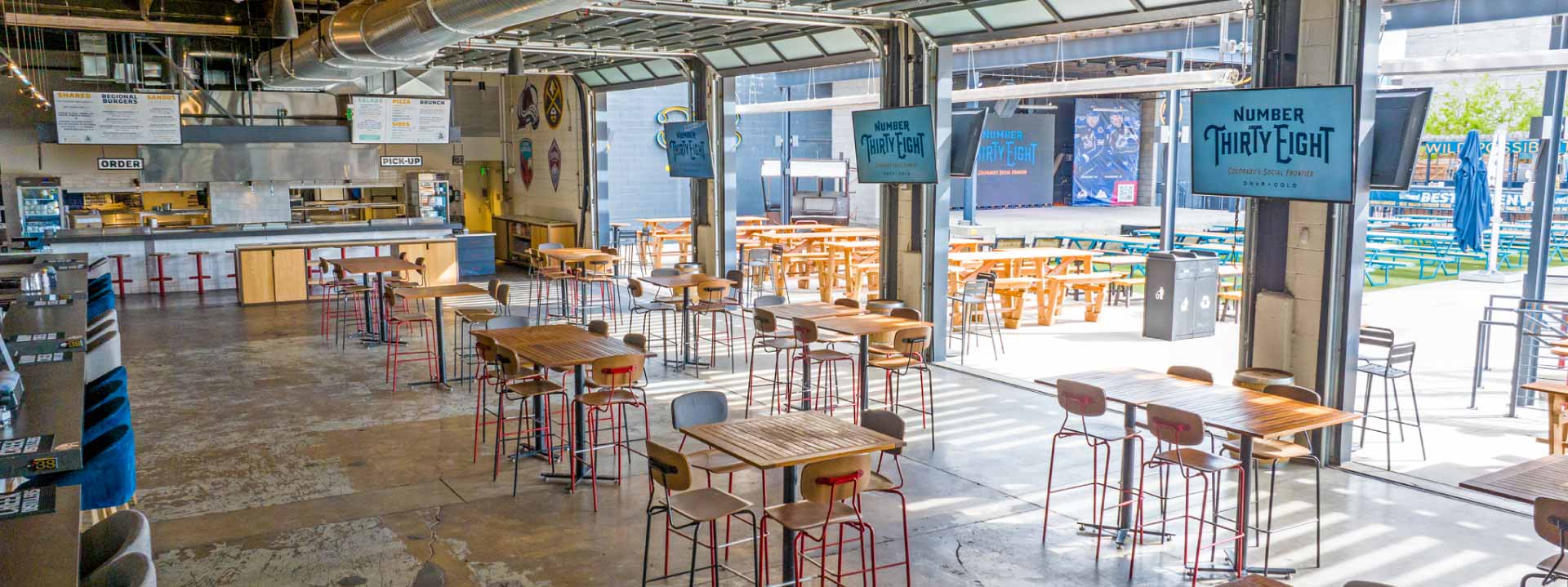 Denver's Largest Patio at Number 38 Rino