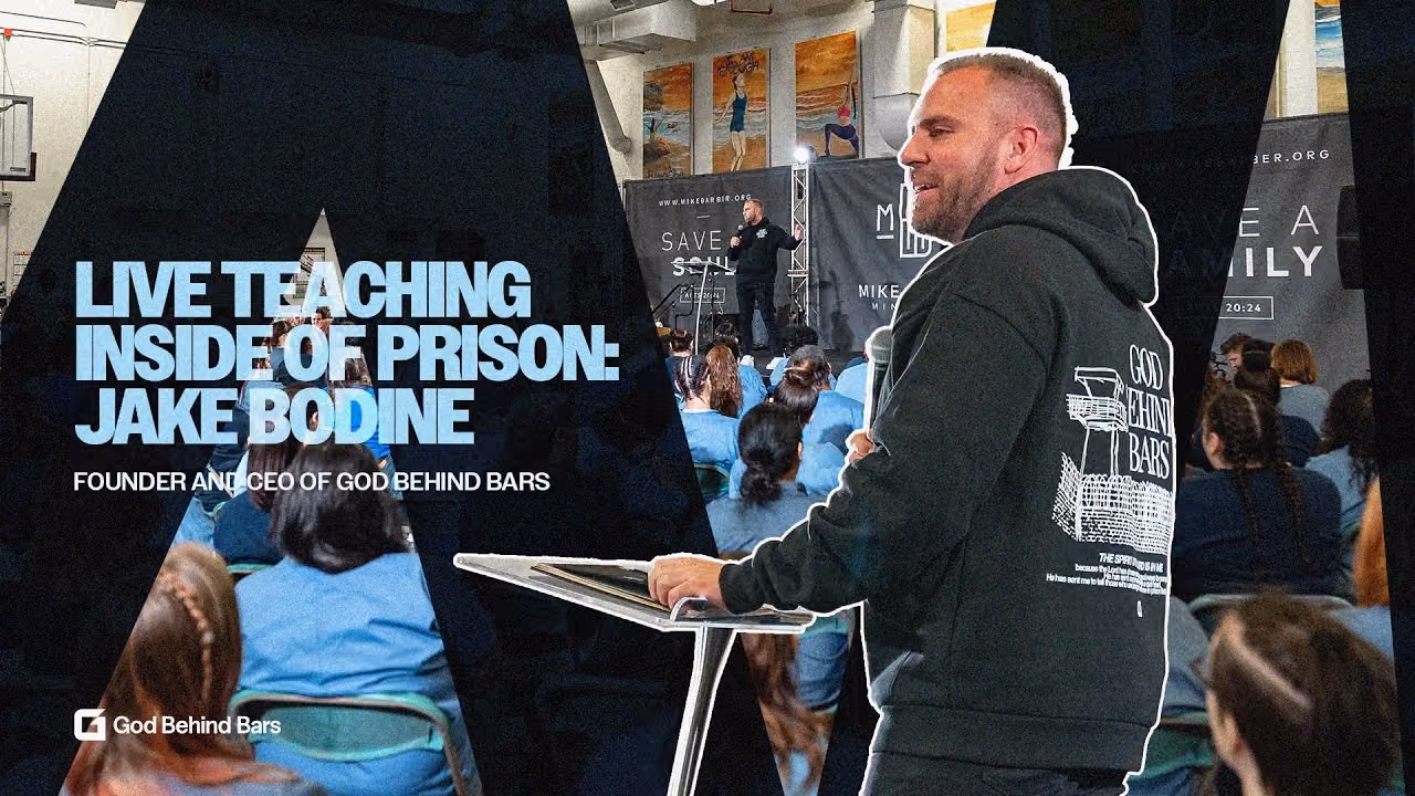 LIVE SERMON from JAKE BODINE inside Prison
