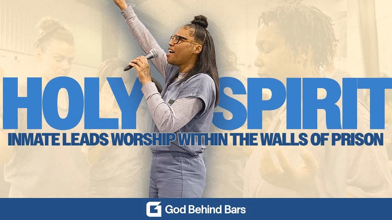 HOLY SPIRIT & HALLELUJAH | Inmate leads worship within the walls of prison!!!