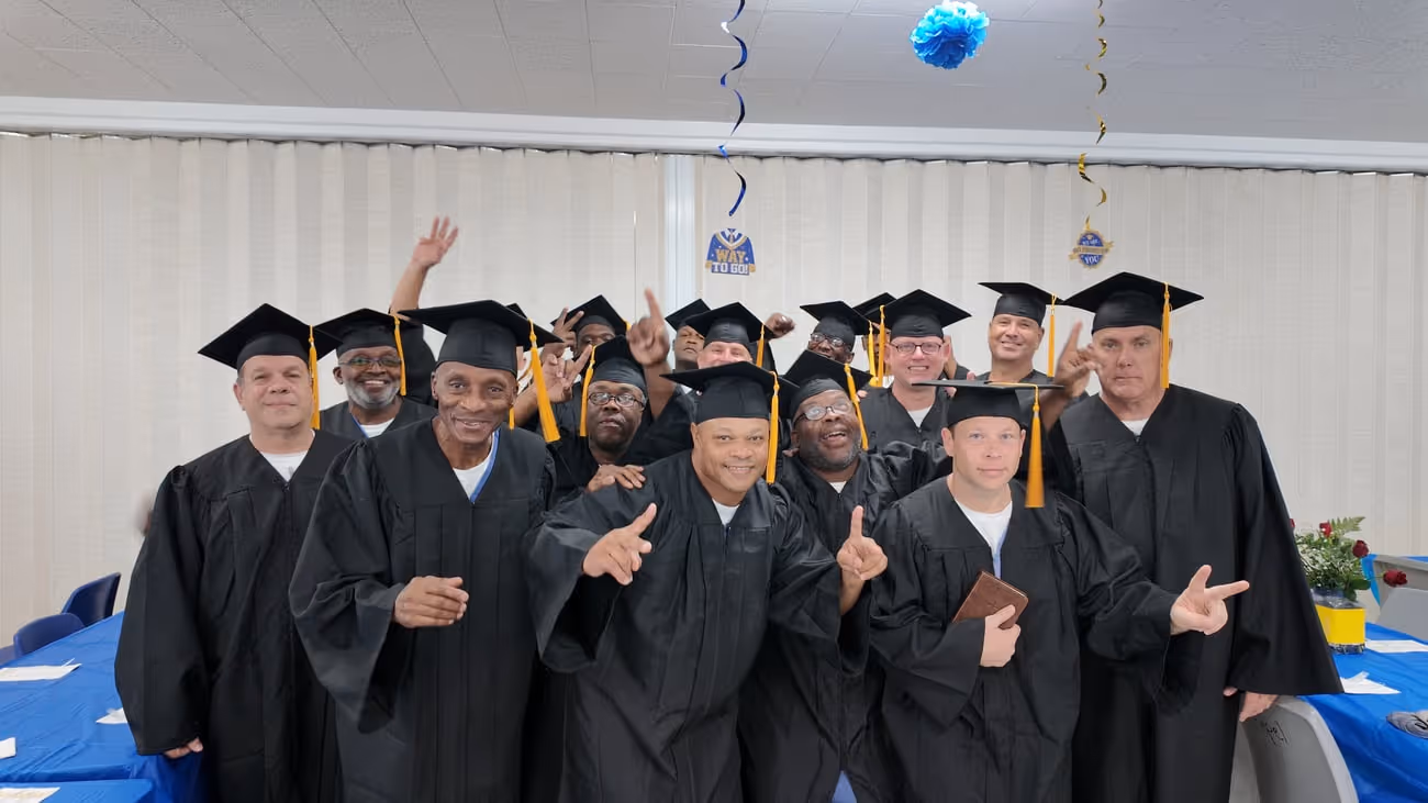 Hope in Caps and Gowns: 17 Incarcerated Men Graduate from Theology Program