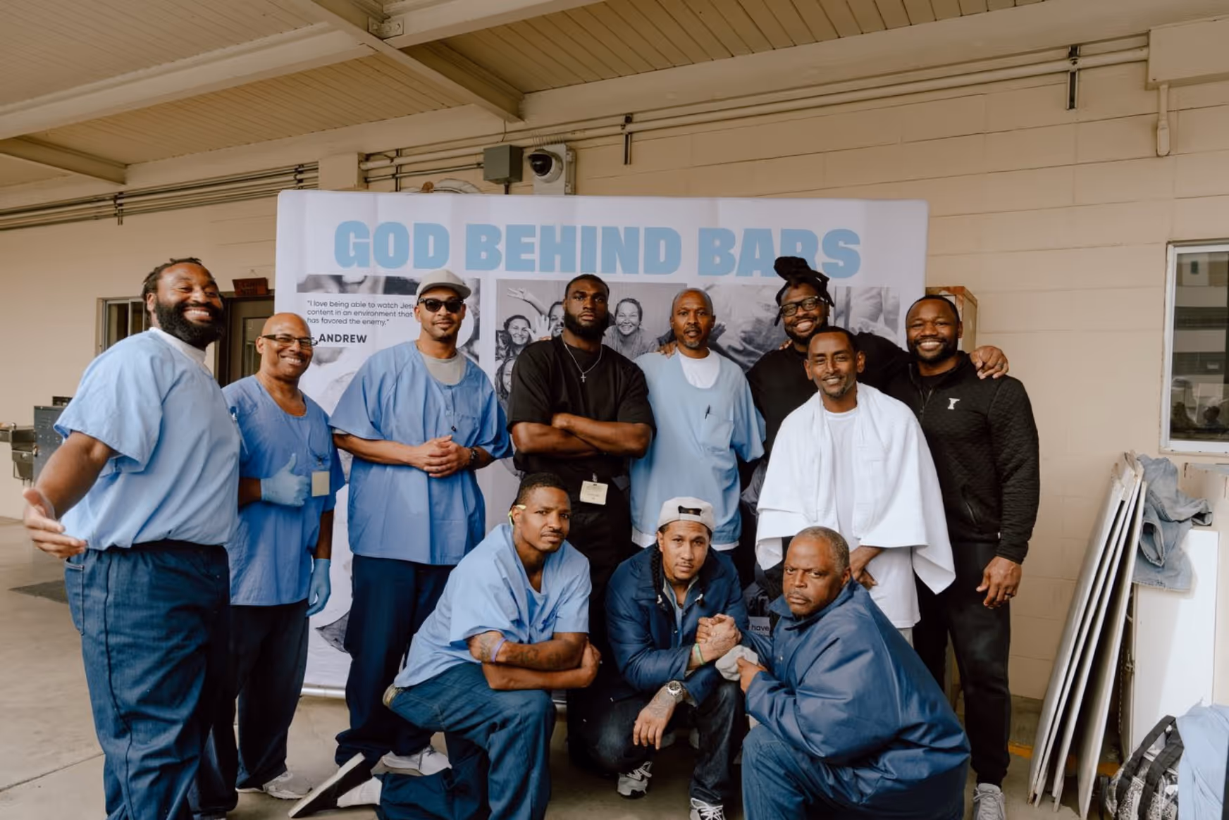 NFL Players Bring The Super Bowl Into Prison!