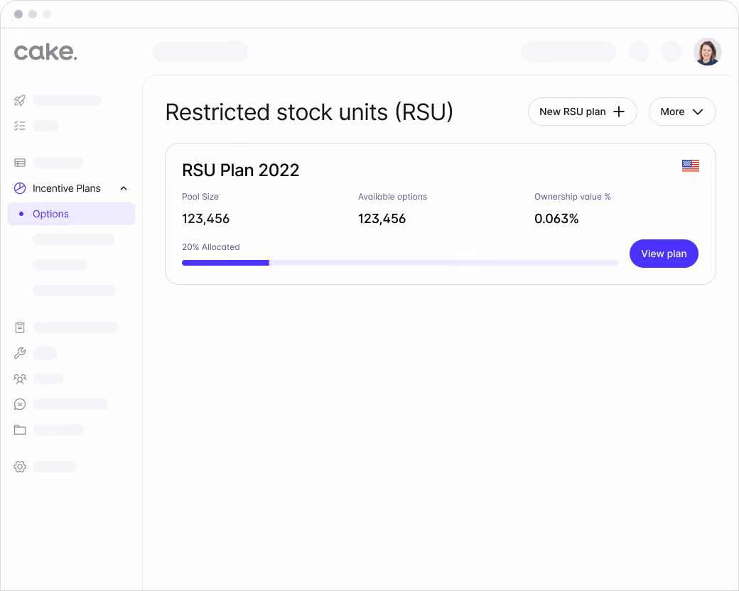 Dashboard mockup