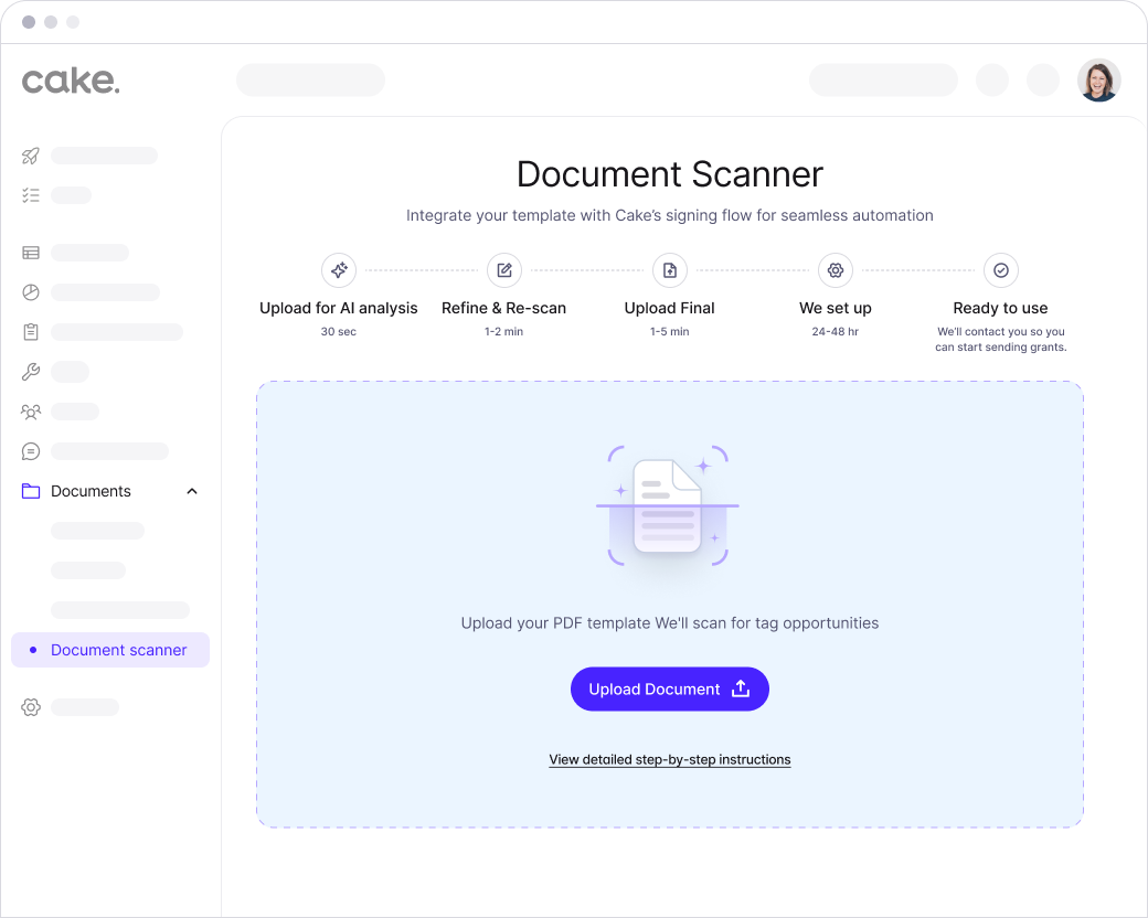 Dashboard mockup