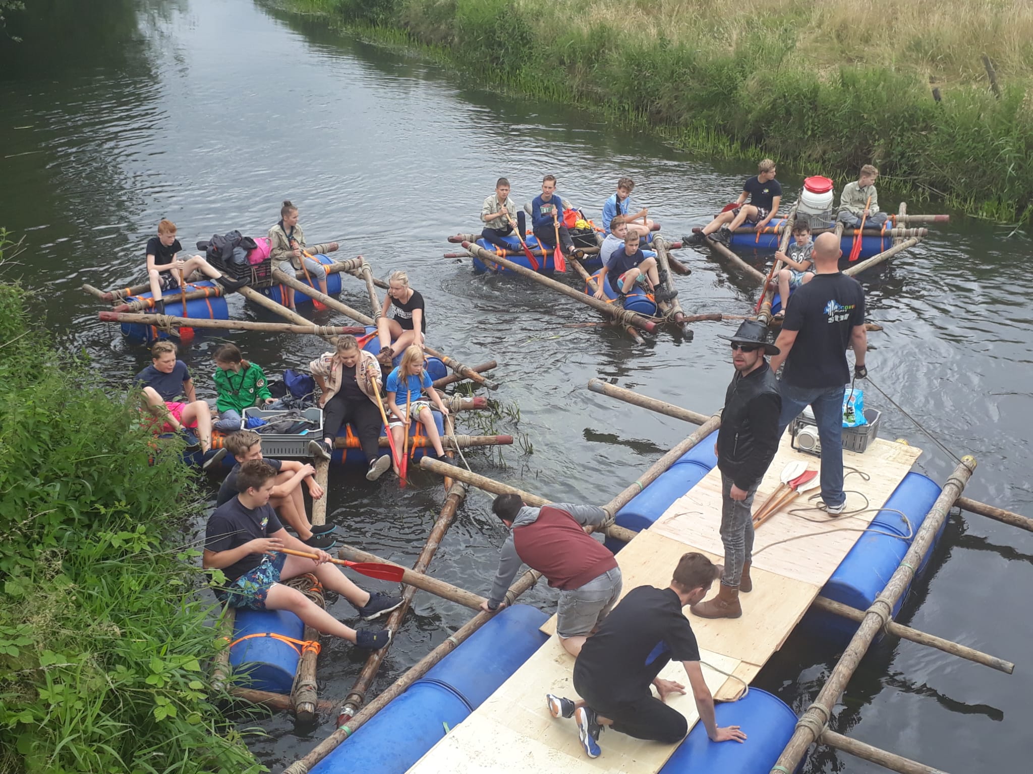 Scouting Rooi bijna onder de pannen