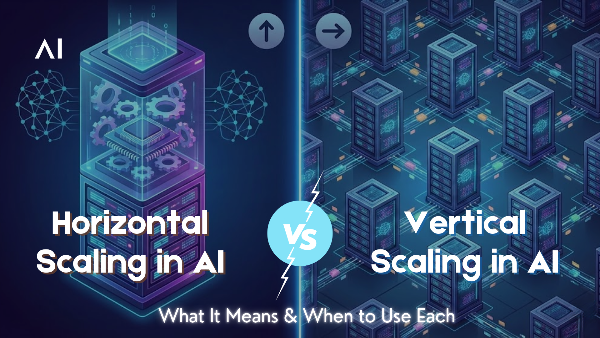 Horizontal vs Vertical Scaling in AI: What It Means & When to Use Each