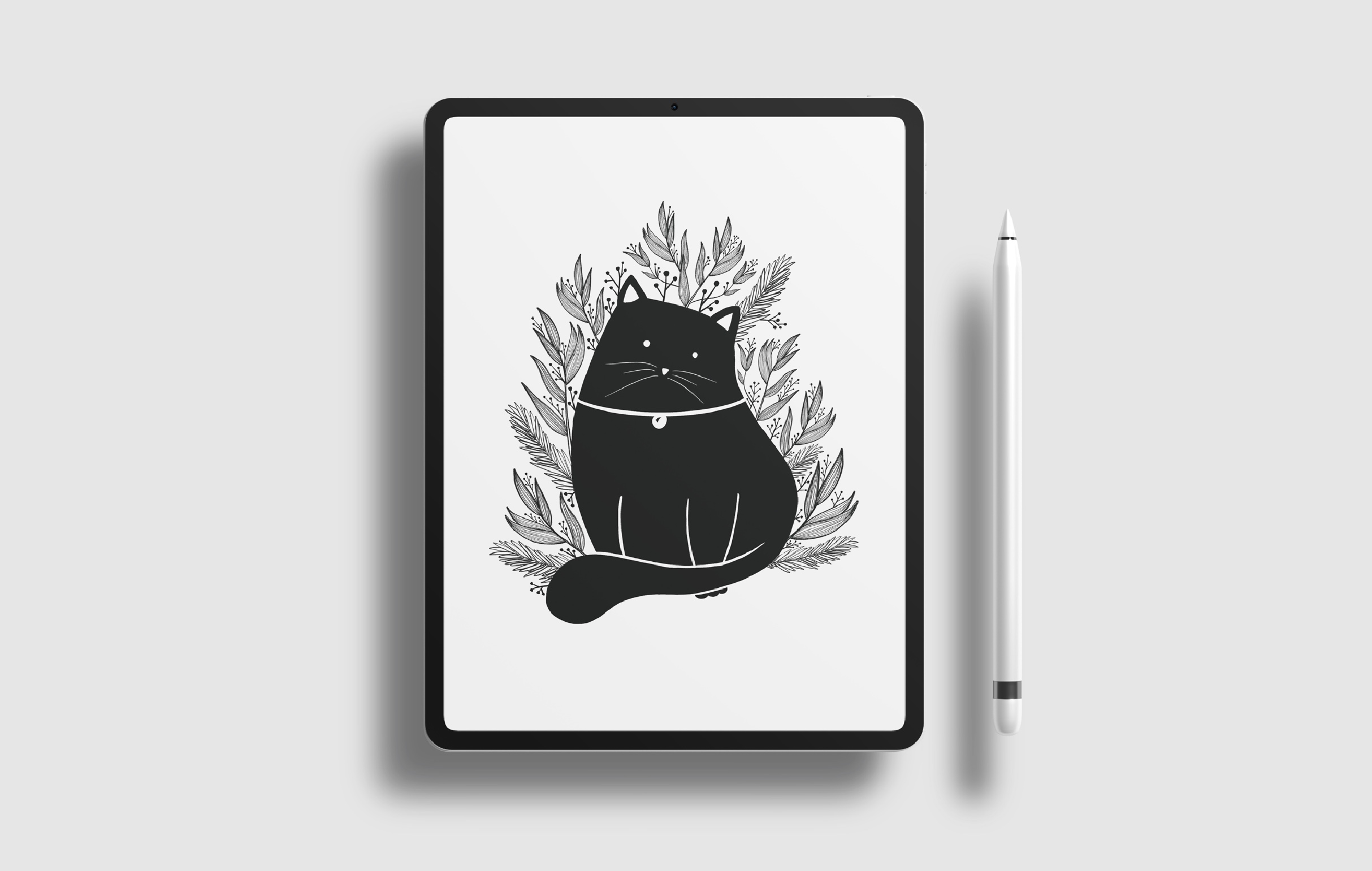 Illustration of a cat