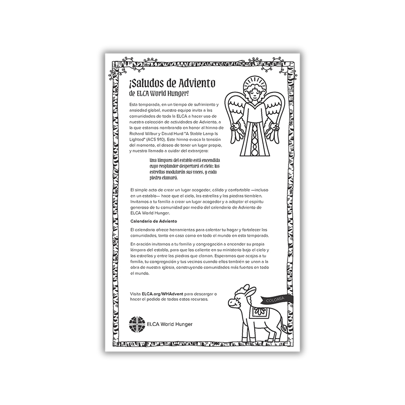WH Advent Spanish Bulletin Insert