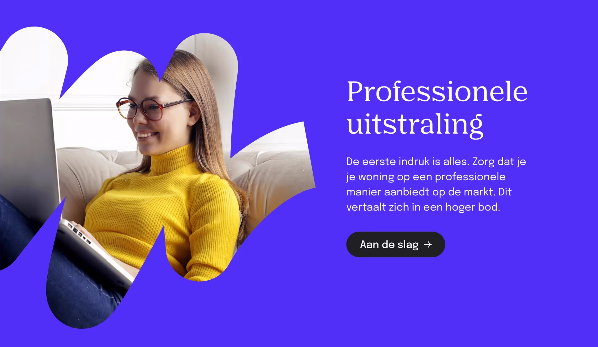 Een schermafbeelding uit de website van Makkr.