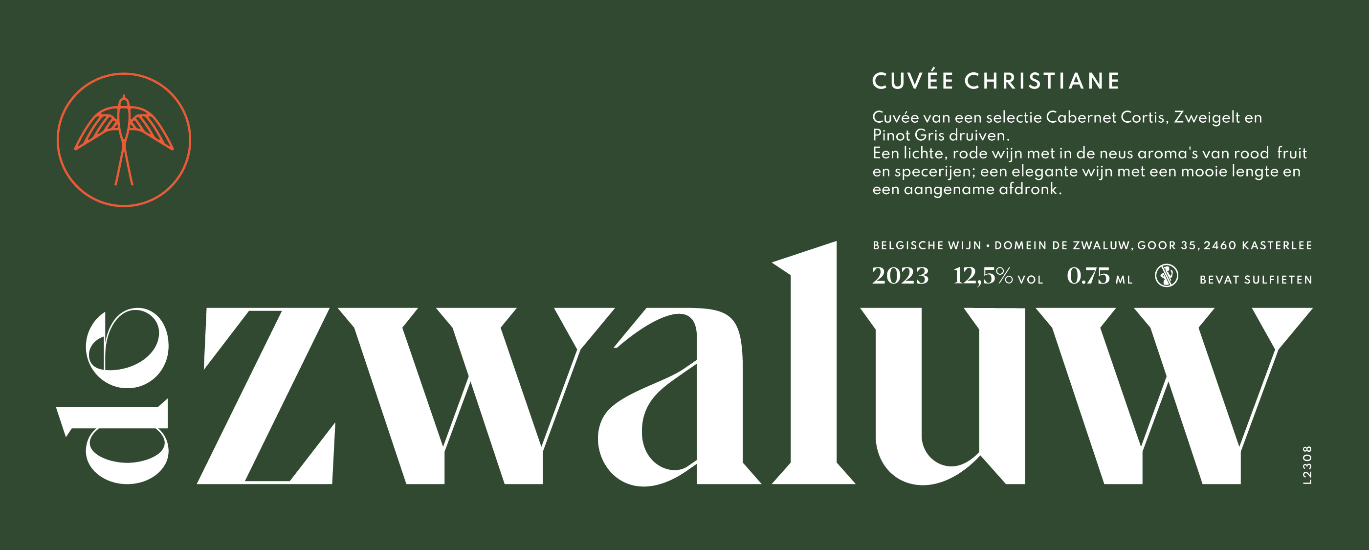 Wijnetiketten De Zwaluw