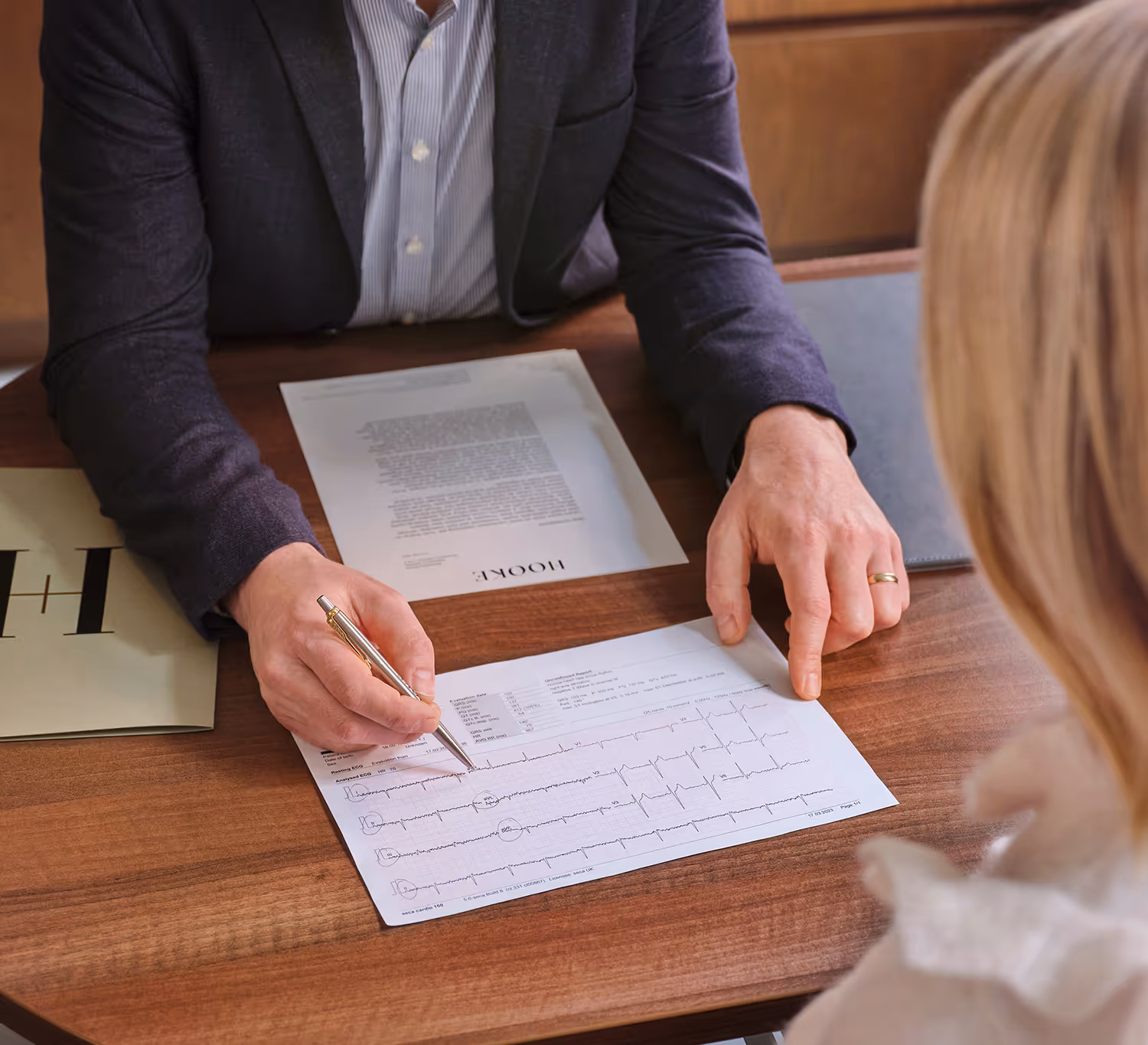 Documents being signed