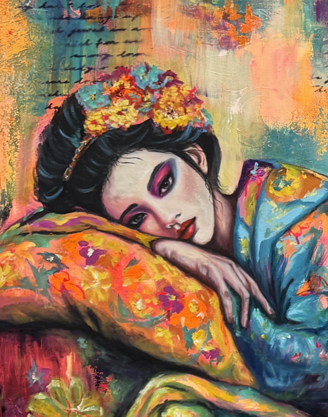 Stillness in Color - ORIGINAL - also available in Fine Art Print  (please ask for info)
